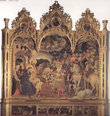 Gentile da Fabriano Adoration of the Magi (mk08) oil painting image